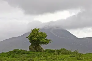 Mayo: Ireland, County Mayo. Landscape with Croagh
