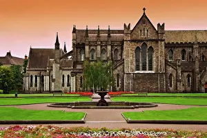 Dennis: Ireland, Dublin. View of St. Patrick's Cathedral