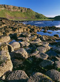 Giants: IRELAND - Giant's Causeway. hexagonal basalt columns