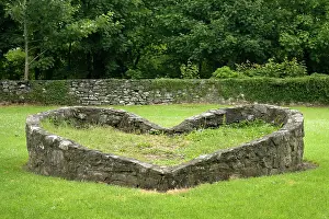 Wendy: Ireland, Kinvara. A heart-shaped stone wall