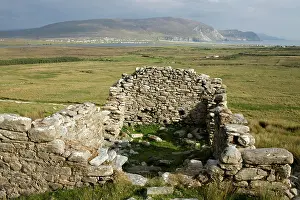 Mayo: Ireland, Mayo, Achill Island. The deserted