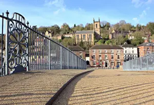 Severn: Iron Bridge over the river severn at Ironbridge near Telford