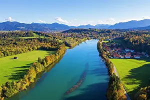 Foothills: Isar reservoir, Isar reservoir near Bad T&, x1aceac;