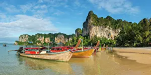 Limestone: Island landscape near Krabi, weather, sky, nature