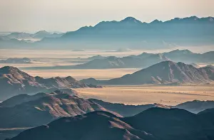 Isolation: Isolated Mountain Ridges - aerial view from a hot-air