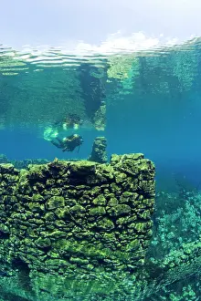 Dives: Italy, Abruzzo, Capestrano, Capo d'Acqua lake scuba diver ex