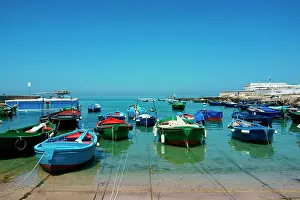 Clean: Italy, Apulia, San Vito. Small wooden fishing