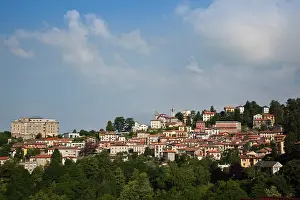 Como: Italy, Como Province, Brunate. Town view