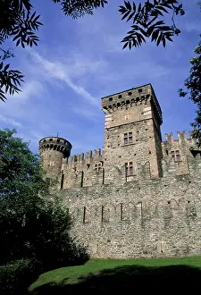 Turret: Italy, Fenis. Castle of Fenis