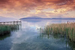Frazier: Italy, Lake Garda. Scenic view from shore