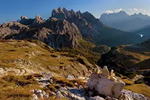 Misurina: Italy - mountain panorama - view of the many peaks