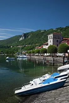 Lakefront: Italy, Novara Province, Pella. Lakefront
