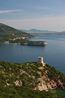 Alghero: Italy, Sardinia, Alghero. Spanish tower