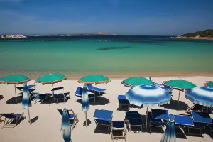 Tempio: Italy, Sardinia, Baja Sardinia. Resort beach