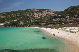 Tempio: Italy, Sardinia, Baja Sardinia. Resort beach