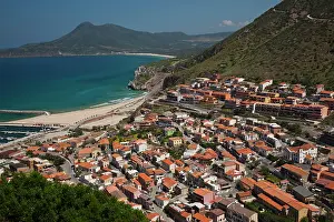 Carbonia: Italy, Sardinia, Buggerru. Overview of mining