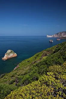 Sardinia: Italy, Sardinia, Nebida. Coastline by Scoglio
