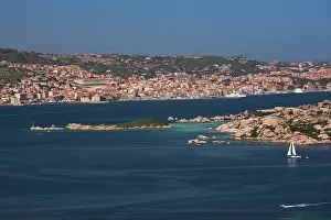 Maddalena: Italy, Sardinia, Palau. View of Isola Maddalena