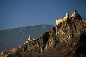 Turret: Italy, Trentino, Alto Adige, Chiusa. View