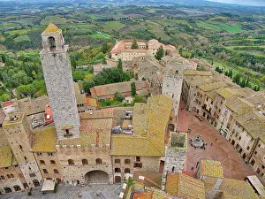 Julie: Italy, Tuscany, San Gimignano. View from the Torre