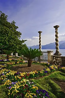 Como: Italy, Varenna. Villa on the shores of Lake