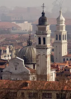 Belfry: Italy, Venice. An eastward view from the