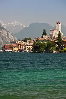 Veneto: Italy, Verona Province, Malcesine. Lakeside