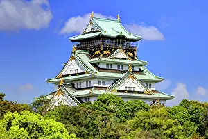 Prefecture: Japan, Osaka, Nara Prefecture. View of the