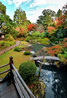110917: Japanese garden at Shoren-in in Japan, Kyoto, Japan