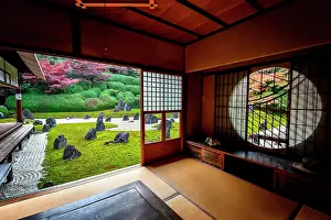 110917: Japanese rock garden in Komyoin temple, Kyoto, Japan