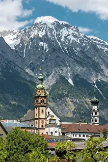 Tirol: Jesuit Church, Hall in Tyrol, Tyrol, Austria, Europe