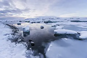 Glaciers: Jokulsarlon, icebergs, ice