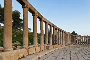 Monarchy: Jordan, Jerash, Roman-era city ruins, columns
