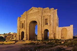 Monarchy: Jordan, Jerash, Roman-era city ruins, Hadrians