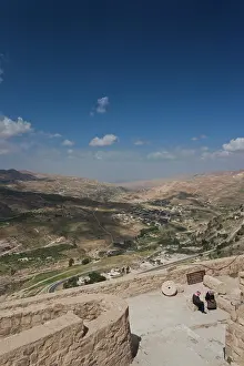 Monarchy: Jordan, Kings HIghway, Karak, view from