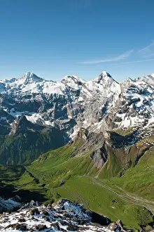 Murren: Jungfrau Region, Switzerland. Jungfrau massif