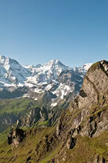 Murren: Jungfrau Region, Switzerland. Jungfrau massif