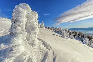 Ridges: The Jura ridges in the heart of winter, Massif du