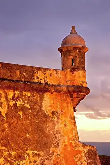 Turret: Just before dawn at historic El Morro Fort