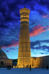 School: Kalan minaret in the Historic Centre of Bukhara