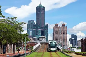 Tram: Kaohsiung Light Rail Tram and 85 Sky Tower, Kaohsiung, Taiwa