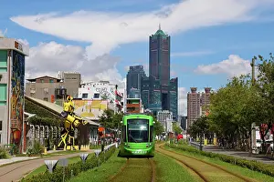 Tram: Kaohsiung Light Rail Tram and 85 Sky Tower, Kaohsiung, Taiwa