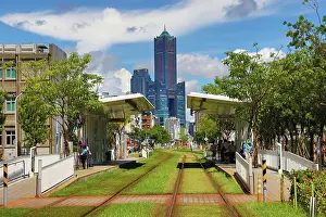 Tram: Kaohsiung Light Rail Tram Station and 85 Sky Tower, Kaohsiun