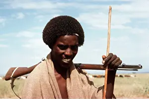Ardea London: Karayou Galla (Damakil) Man - with gun