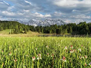 Geroldsee: The Karwendel Mountain Range near Mittenwald