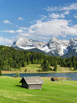 Karwendel: The Karwendel Mountain Range near Mittenwald