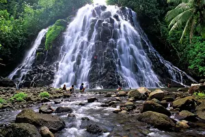 Pohnpei: Kea Rohi waterfall Pohnpei, Micronesia