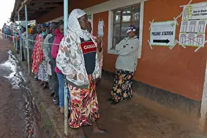 2017: Kenyan election, August 8, 2017, near Kitale Kenya
