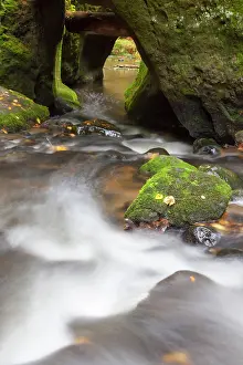 Rushing: Khaa Valley Kirnitzsch Stream Khaa valley, Bohemian Swi