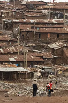 270917: Kibera, one of Africa's largest slums, near Nairobi